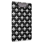 Porte-bloc Fleur de lis noir design Motif (Swatch)