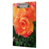 Porte-bloc Fleur de rose orange (Gauche)