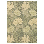 Porte-bloc Fleur de Sauge Chrysanthème de William Morris (Dos)