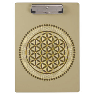 Porte-bloc FLEUR DE VIE - Art du Symbole de Géométrie Sacrée