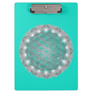 Porte-bloc FLEUR DE VIE - Géométrie sacrée Lumière 2
