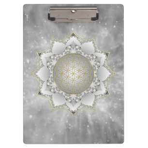 Porte-bloc Fleur de Vie - Mandala Fleurs 1