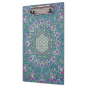 Porte-bloc Fleur de Vie - Mandala Style Inde 1 (Gauche)