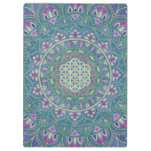 Porte-bloc Fleur de Vie - Mandala Style Inde 1 (Dos)