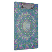 Porte-bloc Fleur de Vie - Mandala Style Inde 1 (Swatch)