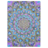 Porte-bloc Fleur de Vie - Mandala Style Inde 2 (Dos)
