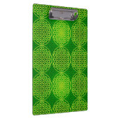 Porte-bloc Fleur de vie - motif de timbre - vert (Swatch)