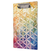 Porte-bloc Fleur de vie - Peinture aquarelle (Gauche)