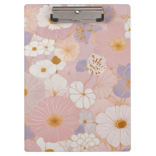 Porte-bloc Fleur Éthérée Pastel