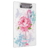 Porte-bloc Fleur flamant rose personnalisée (Swatch)