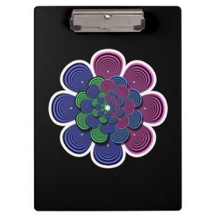 Porte-bloc Fleur fractale