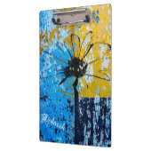 Porte-bloc Fleur Grunge (Gauche)