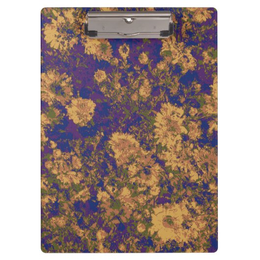 Porte-bloc Fleur jaune (Devant)