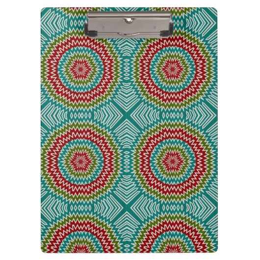 Porte-bloc Fleur mandalaic hypnotique (Devant)