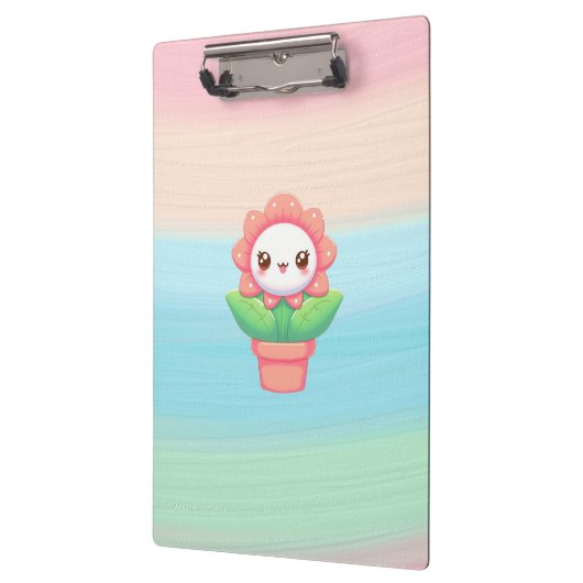 Porte-bloc Fleur mignonne, capricieuse en pot (Gauche)