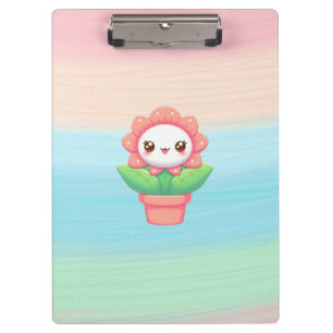 Porte-bloc Fleur mignonne, capricieuse en pot