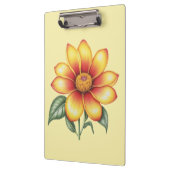 Porte-bloc Fleur orange (Gauche)