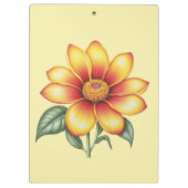 Porte-bloc Fleur orange (Dos)