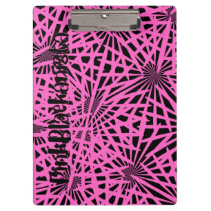 Porte-bloc fleur pinkblackanista