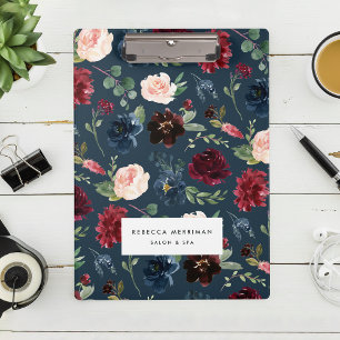 Porte-bloc Fleur radieuse Aquarelle florale personnalisée