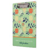 Porte-bloc Fleur rétro colorée (Gauche)