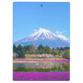 Porte-bloc Fleur rose du lac Fuji (Dos)