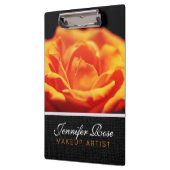 Porte-bloc Fleur rose orange (Gauche)