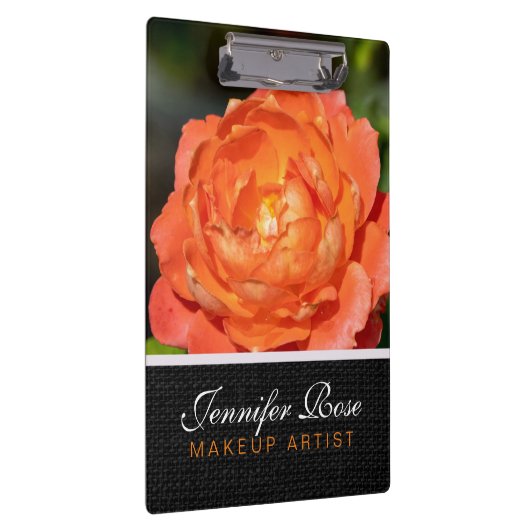 Porte-bloc Fleur rose orange #2 (Swatch)
