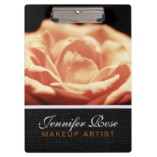 Porte-bloc Fleur rose vintage (Devant)