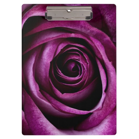 Porte-bloc Fleur Rose violet (Devant)