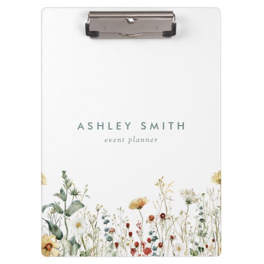 Porte-bloc Fleur sauvage d'été (Devant)