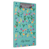 Porte-bloc Fleur sauvage Turquoise Porte - bloc personnalisé (Swatch)
