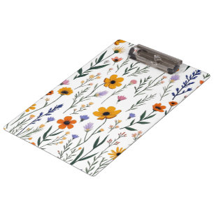 Porte-bloc Fleur sauvage Whimsy - Motif de prairie douce