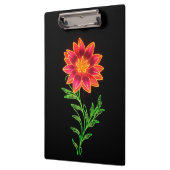 Porte-bloc Fleur stylisée néon (Gauche)