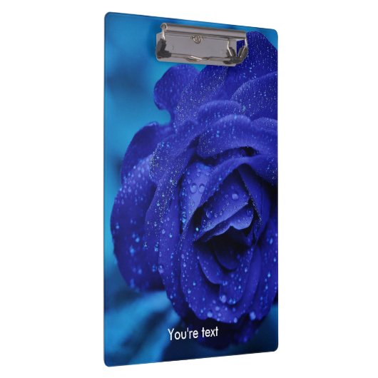 Porte-bloc Fleur unique de rose de bleu (Swatch)