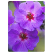 Porte-bloc Fleur violette (Dos)