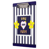 Porte-bloc Fleuron d'art jaune brillant (Gauche)