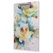 Porte-bloc Fleurs Abstraites d'aquarelle (Gauche)