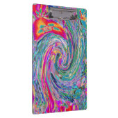 Porte-bloc Fleurs Abstraites Vagues de Couleurs de Psychédéli (Swatch)