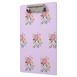 Porte-bloc Fleurs aquarelle