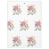 Porte-bloc Fleurs aquarelle (Dos)