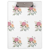Porte-bloc Fleurs aquarelle (Devant)