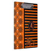 Porte-bloc Fleurs Artdeco en style rétro avec monogramme (Swatch)