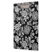 Porte-bloc Fleurs au crayon noir (Gauche)