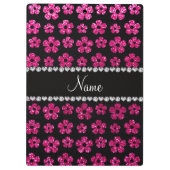 Porte-bloc Fleurs au néon nommées faites sur commande de (Dos)