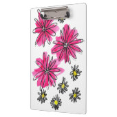 Porte-bloc Fleurs blanches et roses (Gauche)