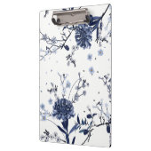 Porte-bloc Fleurs bleues (Gauche)