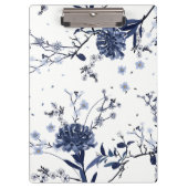 Porte-bloc Fleurs bleues (Devant)