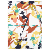 Porte-bloc Fleurs brisées Abstraites (Dos)
