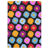 Porte-bloc Fleurs colorées motif (Dos)
